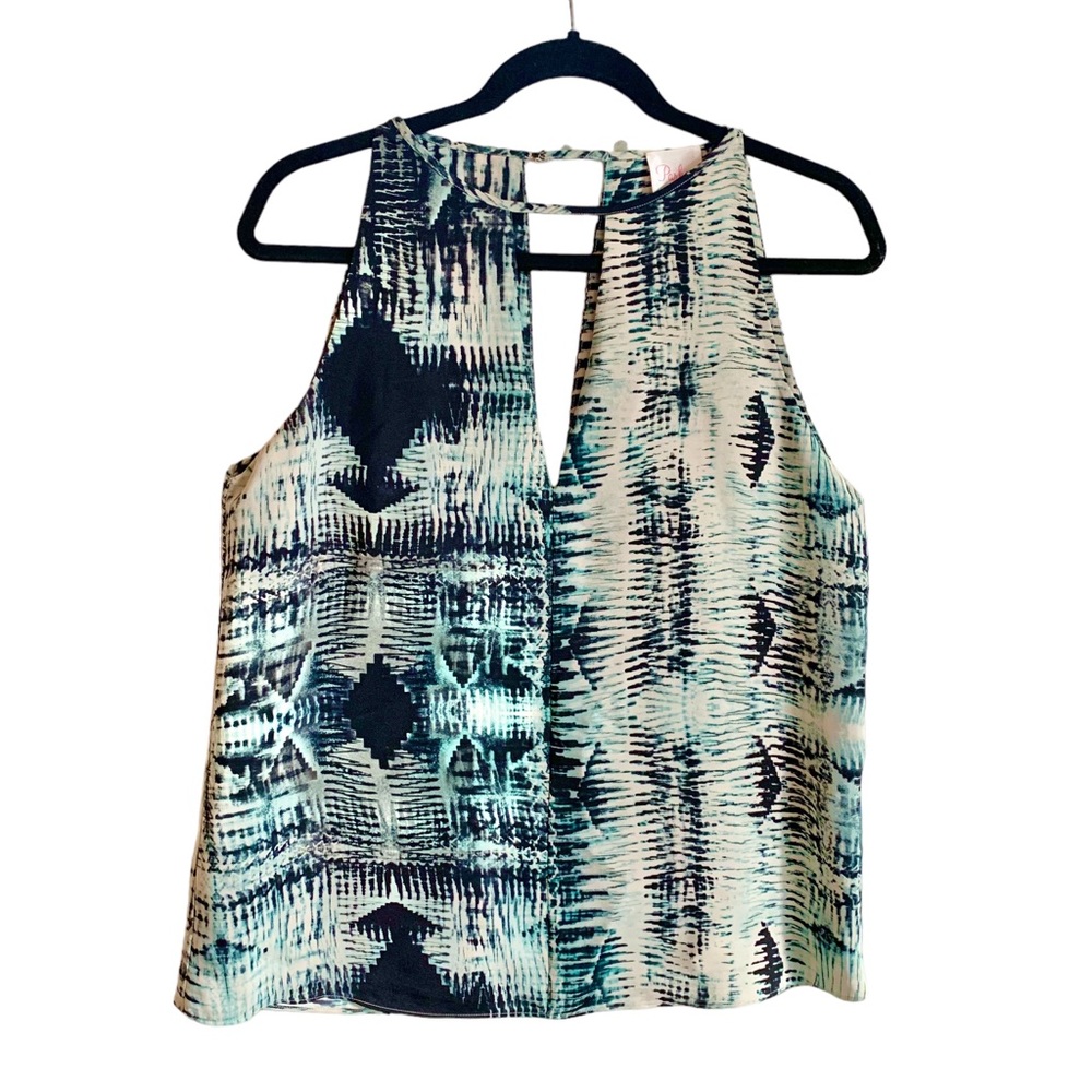 Parker animal print silk top